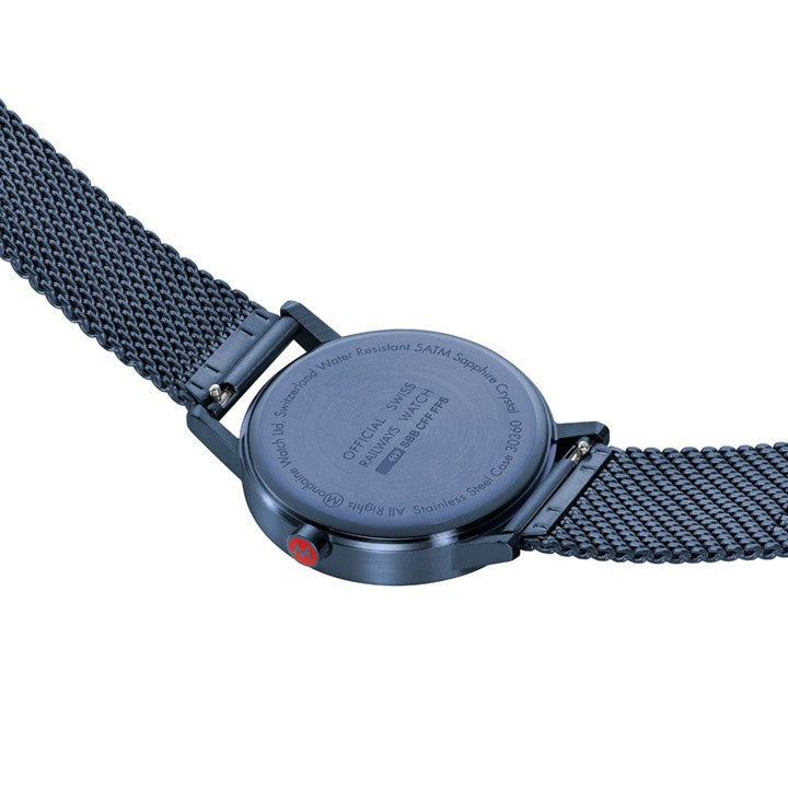 【NEW 12/10START】クラシック 40mm ステンレススチール ブルー