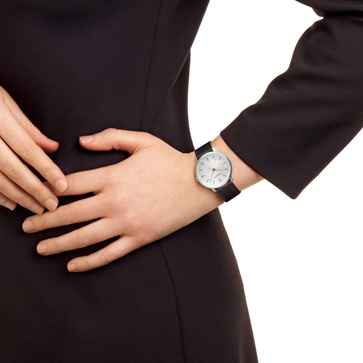 【NEW 12/10START】ドッピオ 33mm ブラック ヴィーガングレープレザー