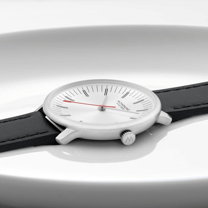 【NEW 12/10START】ドッピオ 33mm ブラック ヴィーガングレープレザー