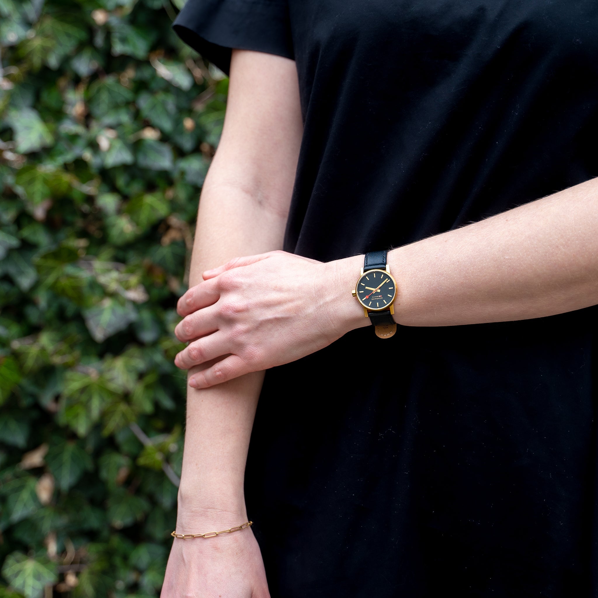 【SALE】エヴォ2ゴールド 30mm ブラックレザー