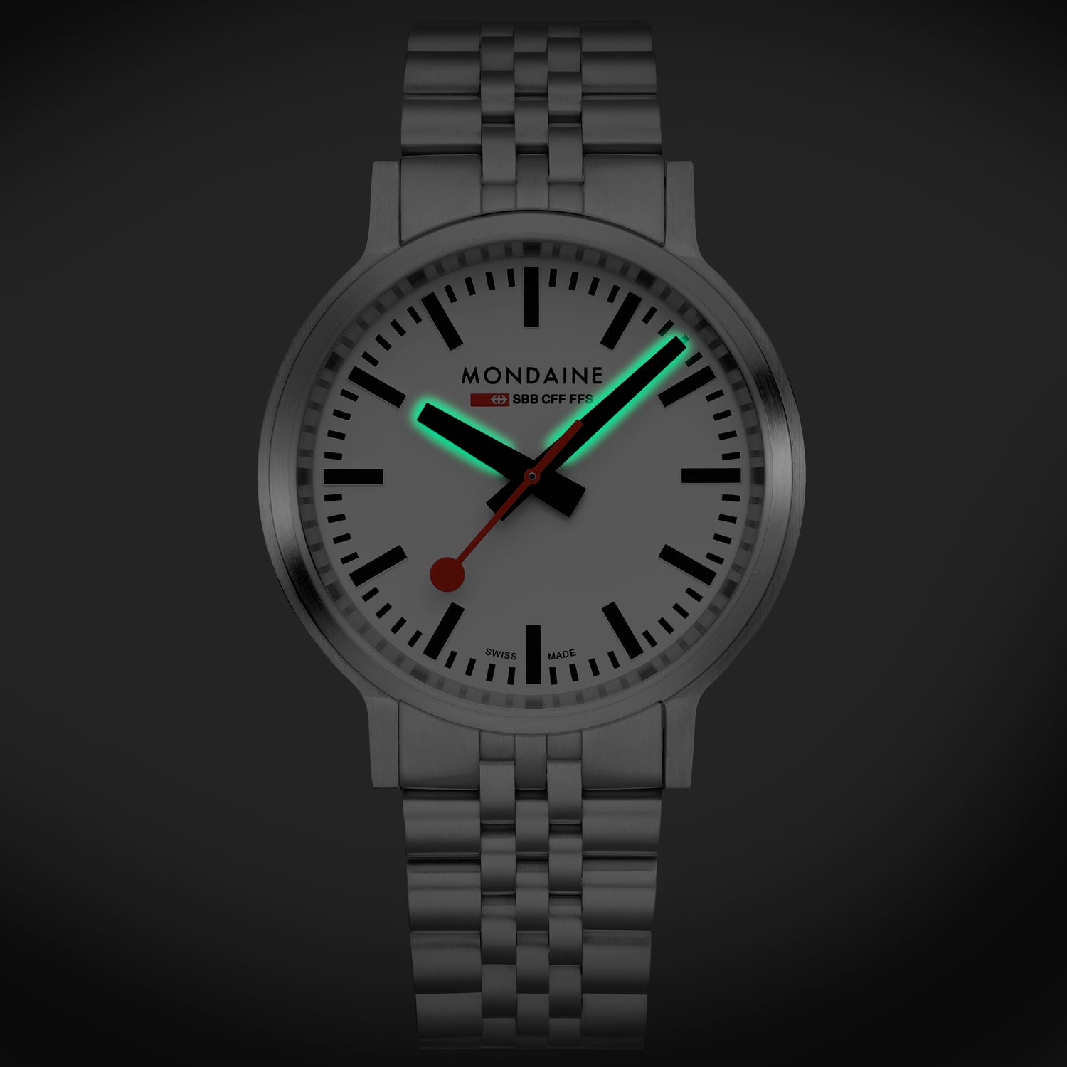 ストップ・トゥ・ゴー 41mm SSブレスレット