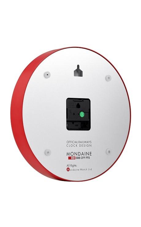 Mondaine Wall Clock red 25cm