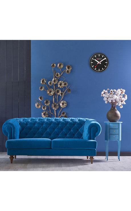 Mondaine Wall Clock black 25cm