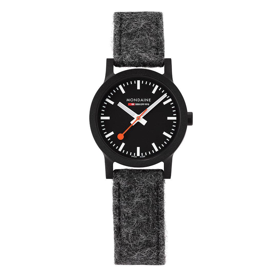 【SALE/ベルトセット】エッセンス 32mm フェルト ブラックダイヤル