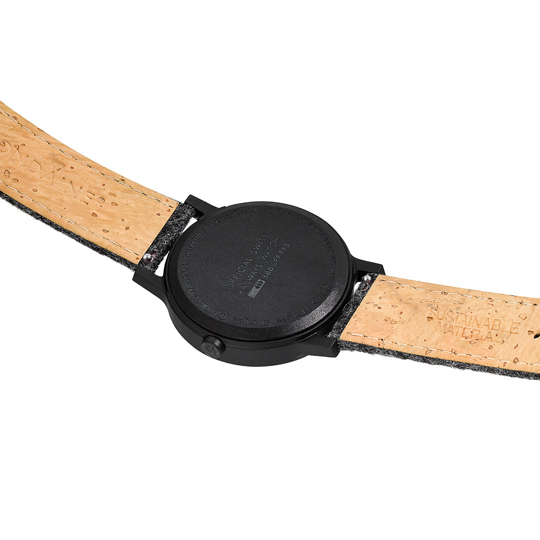 【SALE/ベルトセット】エッセンス 41mm ホワイトダイヤル フェルト