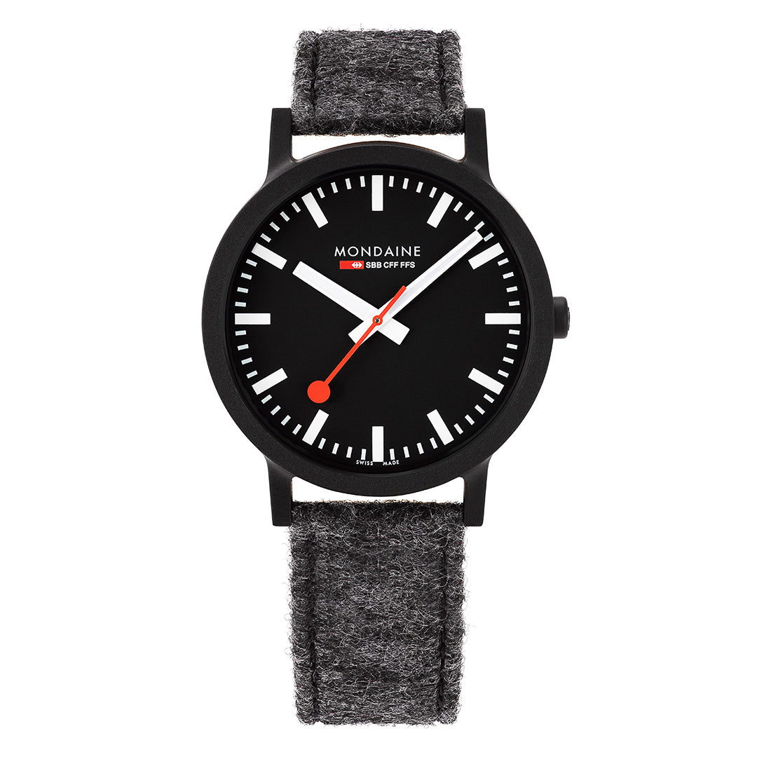 【SALE/ベルトセット】エッセンス 41mm ブラックダイヤル フェルト