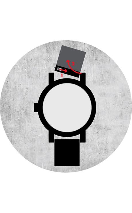Mondaine essence black dial 41mm