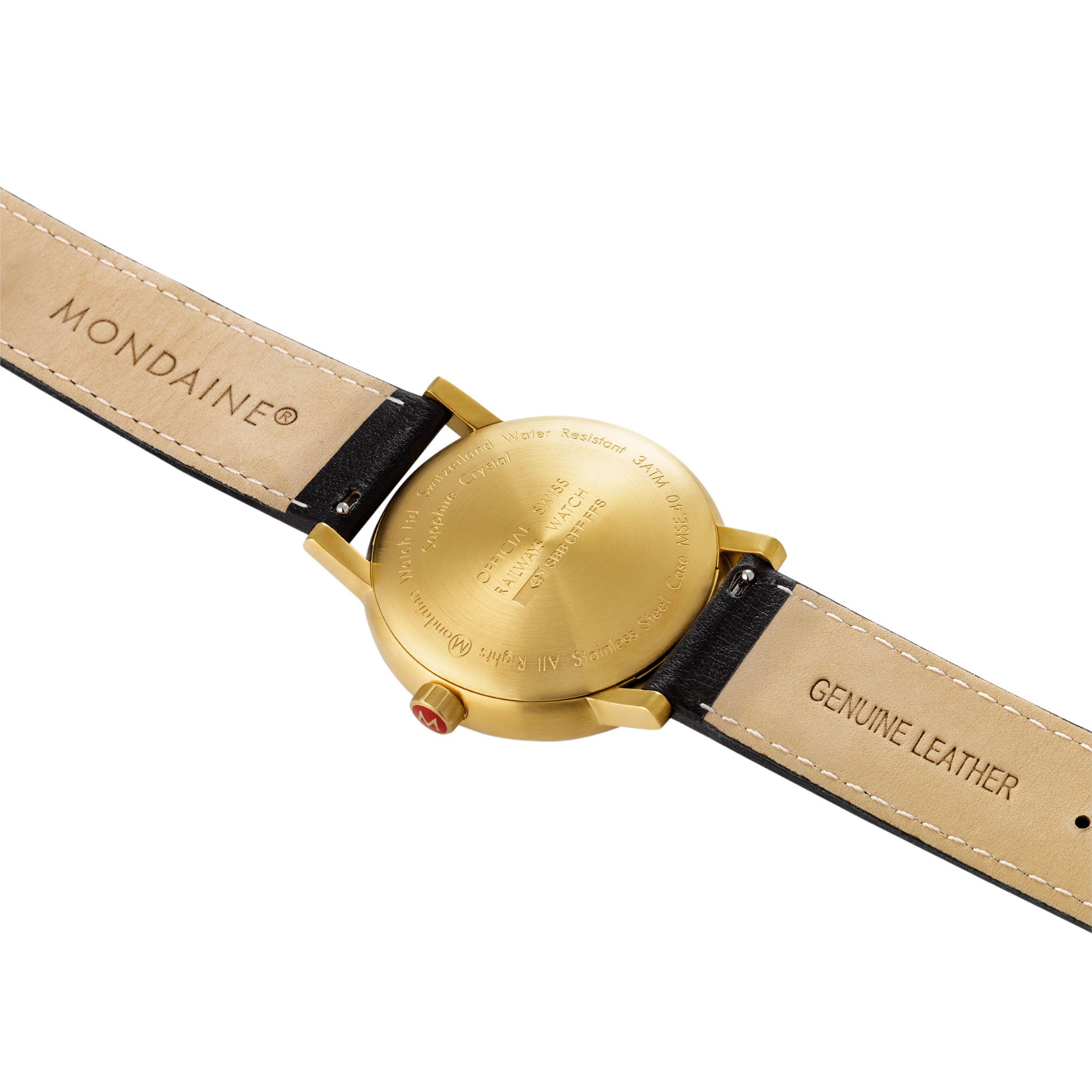 エヴォ2ゴールド 40mm ブラウンレザー