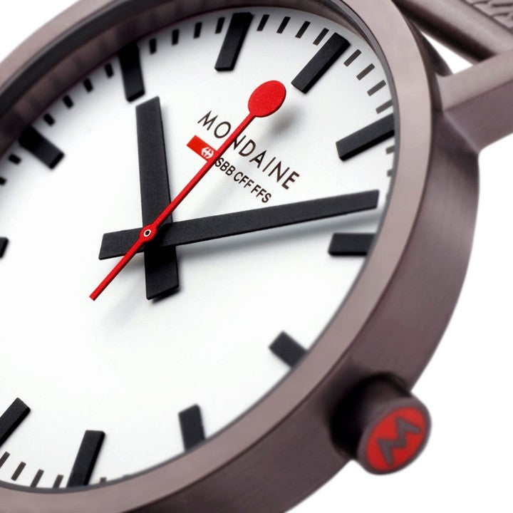 【NEW 12/10START】クラシック 40mm ステンレススチール ブラウン