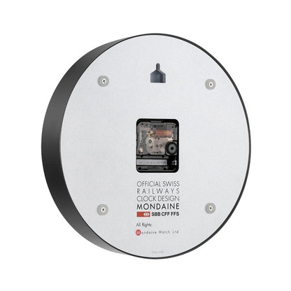 【NEW 12/10START】ウオールクロック 25cm ブラック