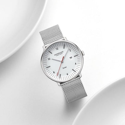 【NEW 12/10START】ドッピオ ソーラー 41mm ステンレススチール