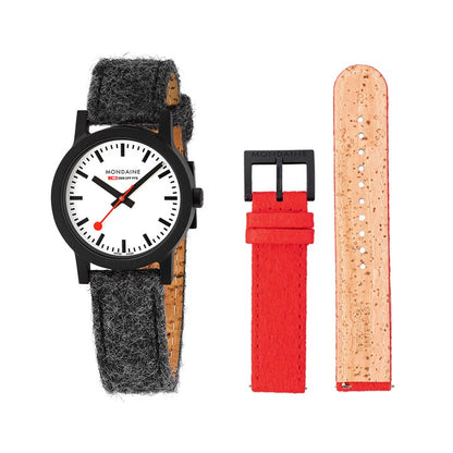 【SALE／ベルトセット】エッセンス 32mm フェルト ホワイトダイヤル