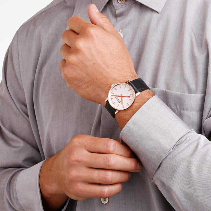 SALE】エヴォ2 ローズゴールド 40mm ブラックレザー – MONDAINE JAPAN