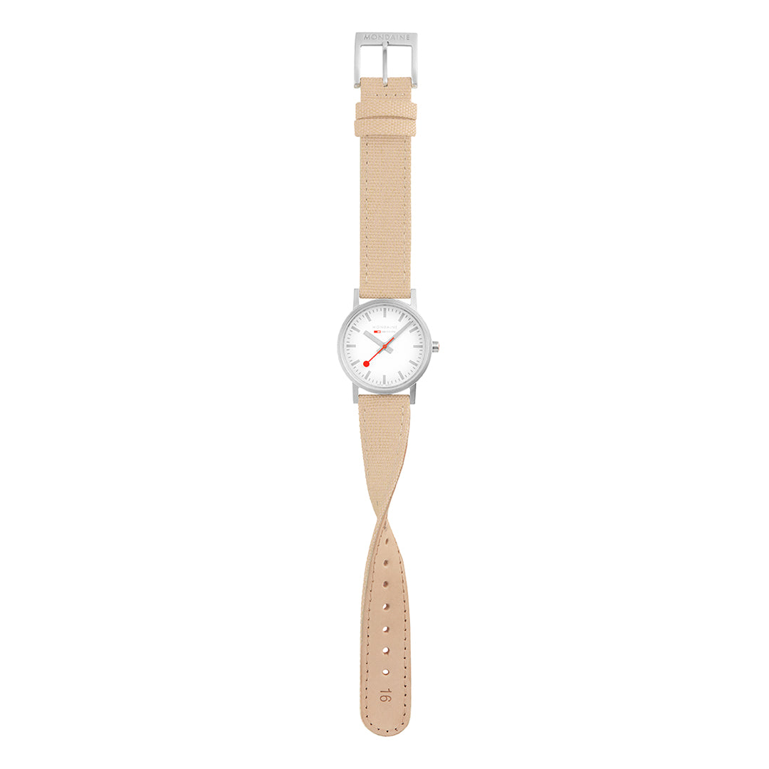 mondaine classic seasonal beige 30mm