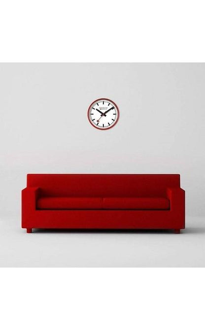 Mondaine Wall Clock red 25cm