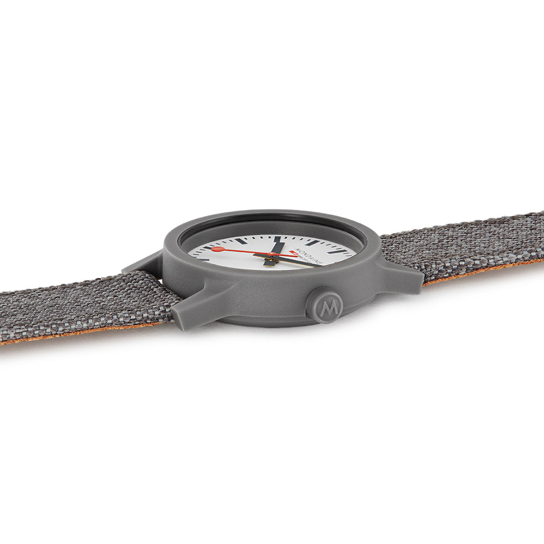 エッセンス 32mm ダークグレー ホワイトダイヤル