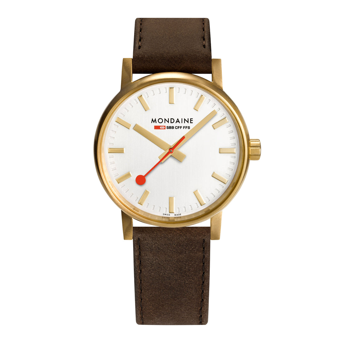 エヴォ２ゴールド 40mm ブラウンレザー