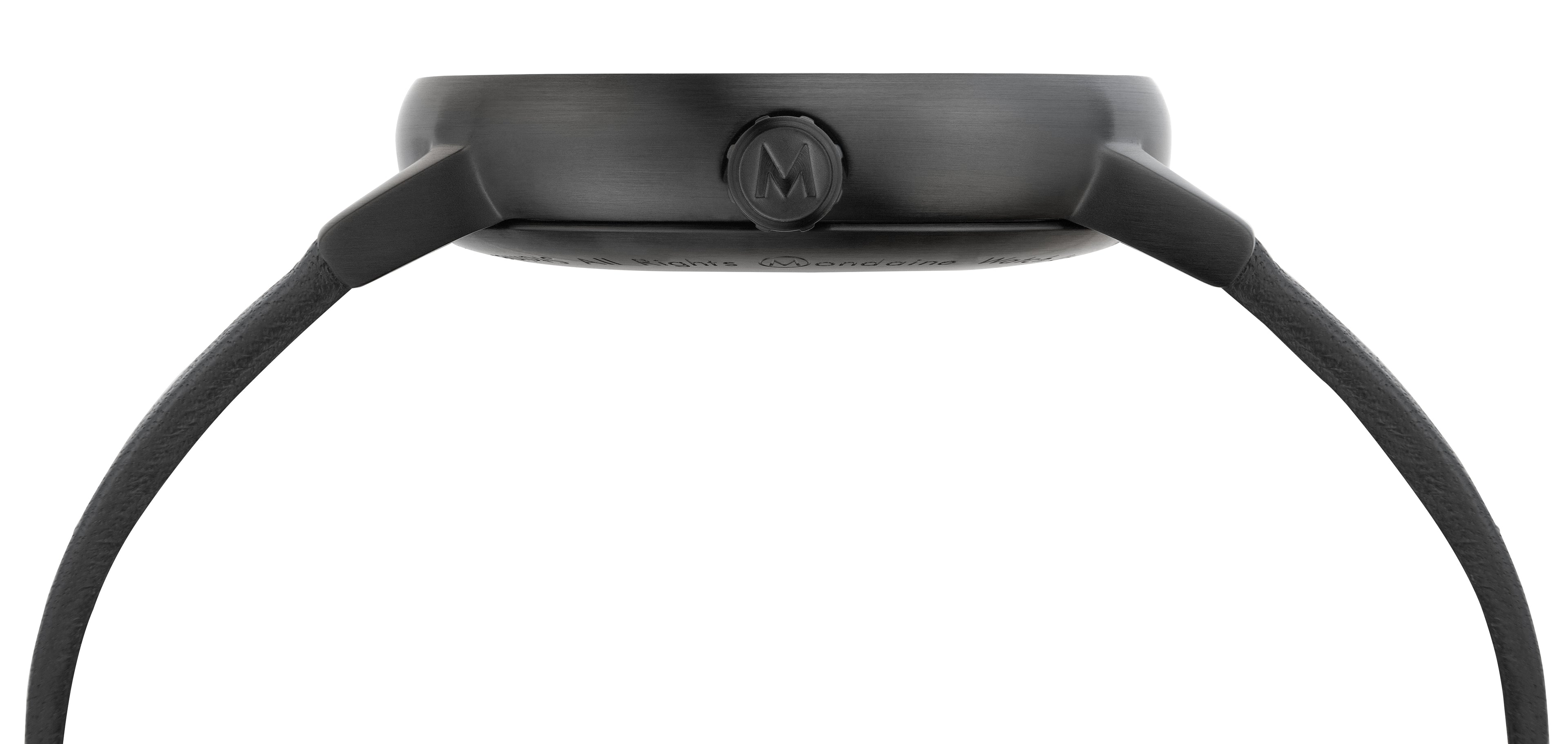 mondaine evo2 40mm black dial